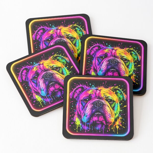 Item preview, Neon French Bulldog Paint Drip iPhone Case and Apparel designed and sold by LuisWorks.