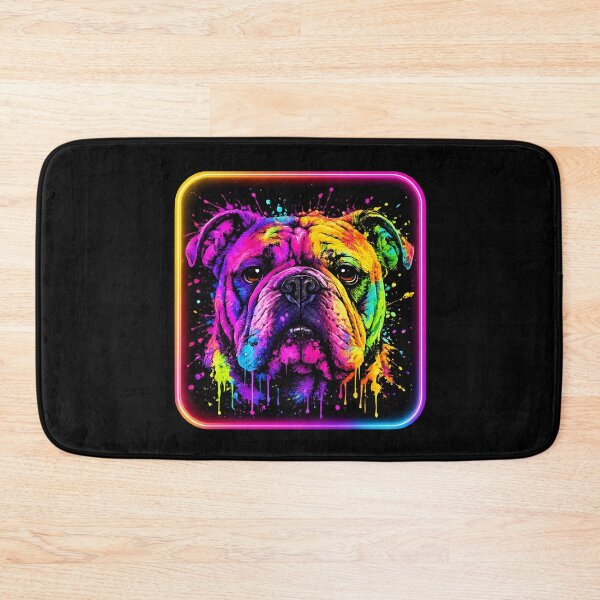 Item preview, Neon French Bulldog Paint Drip iPhone Case and Apparel designed and sold by LuisWorks.