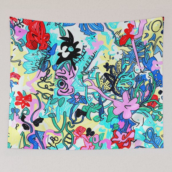 Item preview, Abstract Flower Pattern designed and sold by ViaARTfactory.