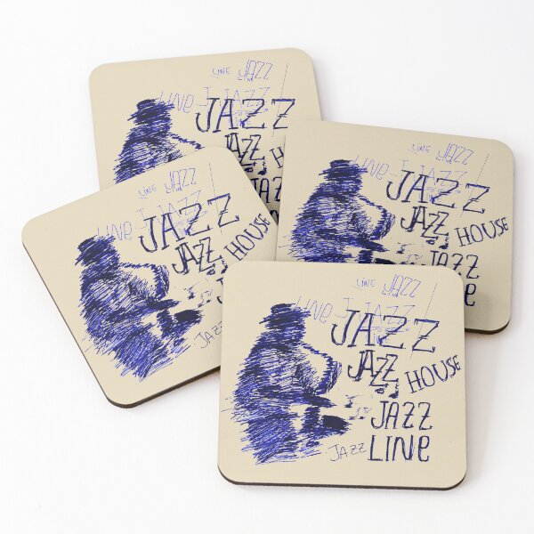 Item preview, Blue Jazz Line Art designed and sold by ximboleta.