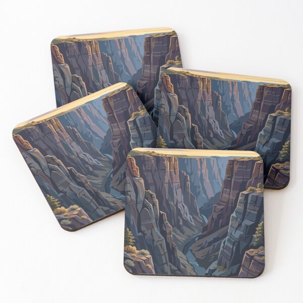 Item preview, Black Canyon of the Gunnison National Park USA Travel Vintage designed and sold by RareDeerArt.