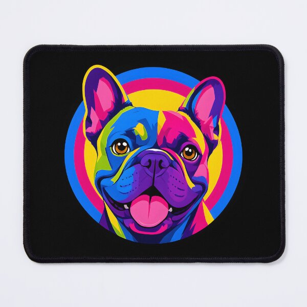 Item preview, Colorful French Bulldog Pop Art Emblem Illustration designed and sold by LuisWorks.