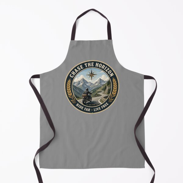 Item preview, Adventure Bike Rider ADV Horizon Chaser Sticker TShirt 02 designed and sold by OuterShellUK.
