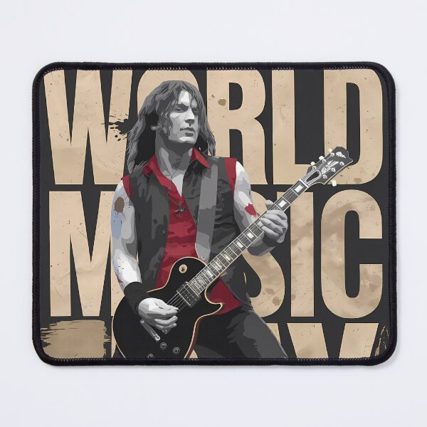 Item preview, Stage Guitarist - World Music Day designed and sold by Art-Arcade6.