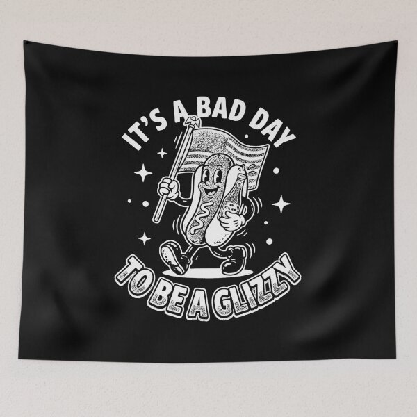 Item preview, Its A Bad Day To Be A Glizzy Funny Hot Dog American Flag Patriot  designed and sold by graphixpolash.