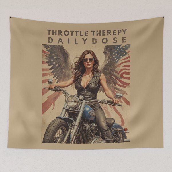 Item preview, Throttle Therapy – Ride Free, Feel Alive designed and sold by Vicky021.