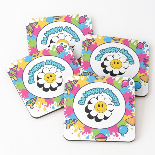 Item preview, Colorful Vibrant Holi Festival Smiley Design designed and sold by Divichan.