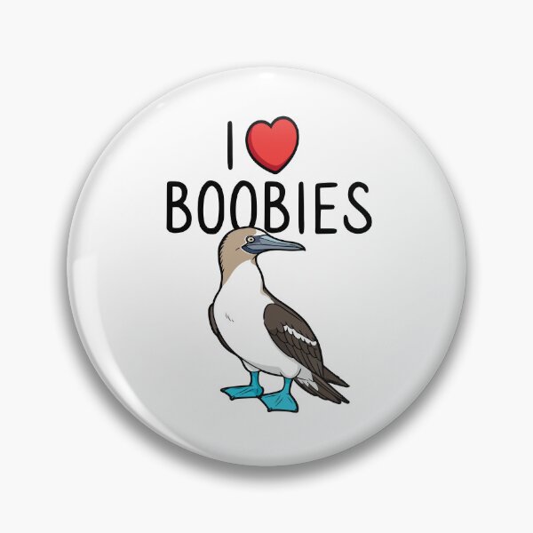 Item preview, Blue footed booby bird - I love boobies funny booby bird designed and sold by messy-nessie.