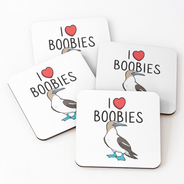 Item preview, Blue footed booby bird - I love boobies funny booby bird designed and sold by messy-nessie.