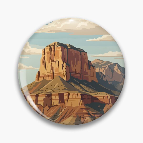 Item preview, Guadalupe Mountains National Park USA Travel Vintage designed and sold by RareDeerArt.