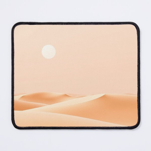 Item preview, Minimalist Peach Desert Dunes with Sun designed and sold by EllDAV777.