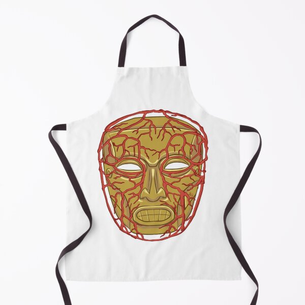 Item preview, Sacred Aztec Gold Mask Artifact Graphic designed and sold by Dammitfrankyart.