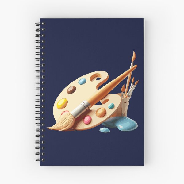 Item preview, Color palette and paintbrush designed and sold by Art-spree.