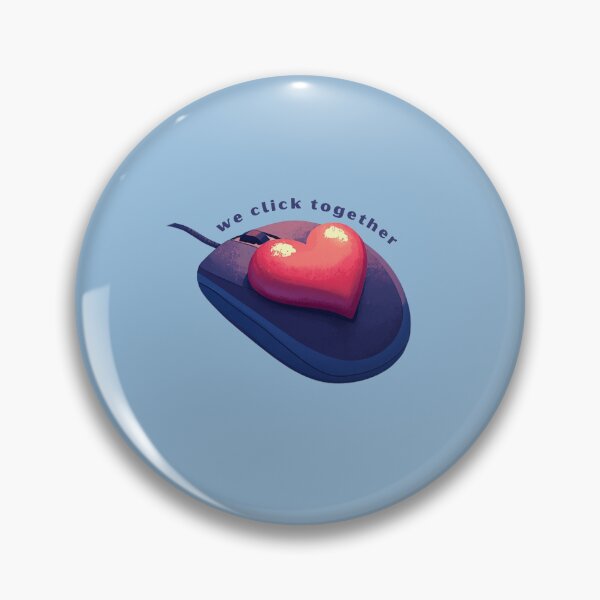 Item preview, We Click Together - Cute Pun | TeeHee Puns Funny Design designed and sold by TeeHee Puns.