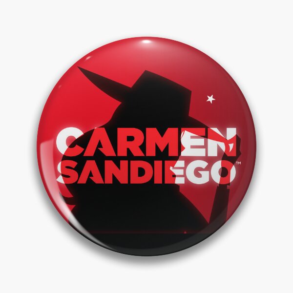 Item preview, Carmen Sandiego - La femme rouge silhouette (text .ver) designed and sold by Valuxcreates.