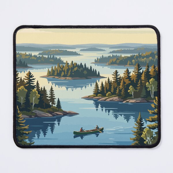 Item preview, Voyageurs National Park USA Travel Vintage designed and sold by RareDeerArt.