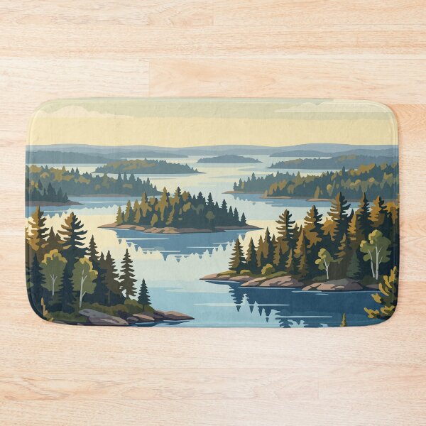 Item preview, Voyageurs National Park USA Travel Vintage designed and sold by RareDeerArt.