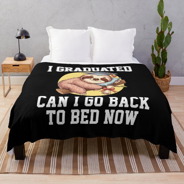 Item preview, I Graduated Can I Go Back To Bed Now Funny Sloth Graduation Design designed and sold by MaxGraphicShirt.