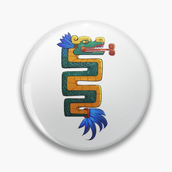 Item preview, Quetzalcoatl Feathered Serpent Aztec God Art designed and sold by Dammitfrankyart.