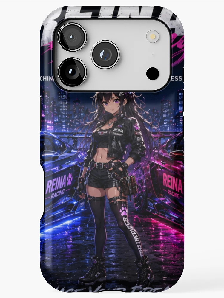 Thumbnail 1 of 4, iPhone Case, REINA Racing – Two Machines One Spirit designed and sold by RinaWorksJP.