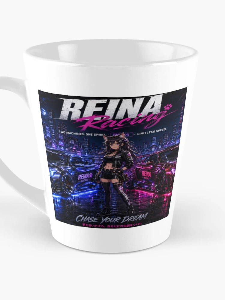 Thumbnail 3 of 4, Coffee Mug, REINA Racing – Two Machines One Spirit designed and sold by RinaWorksJP.