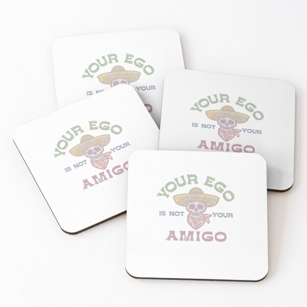 Item preview, Your Ego Is Not Your Amigo Retro Skull Art designed and sold by HBDStudio.