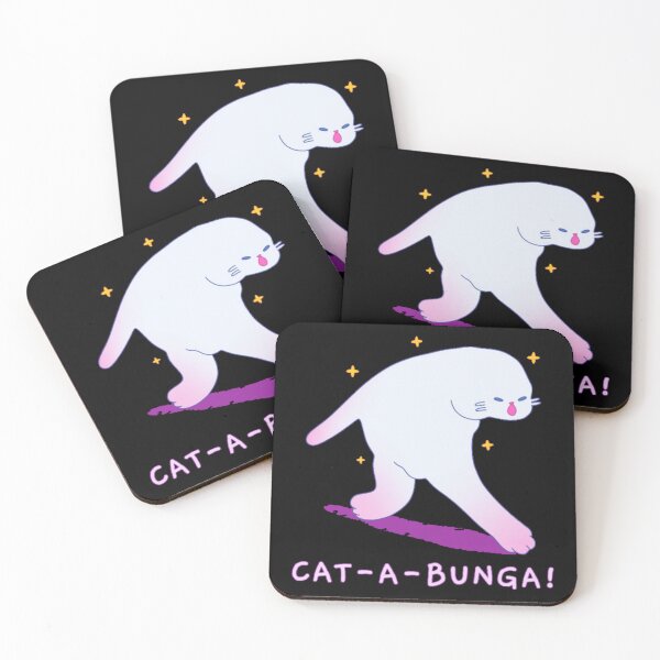 Item preview, Cat A Bunga Funny Cat Pun Radical Retro Meme designed and sold by GenZFashion000.