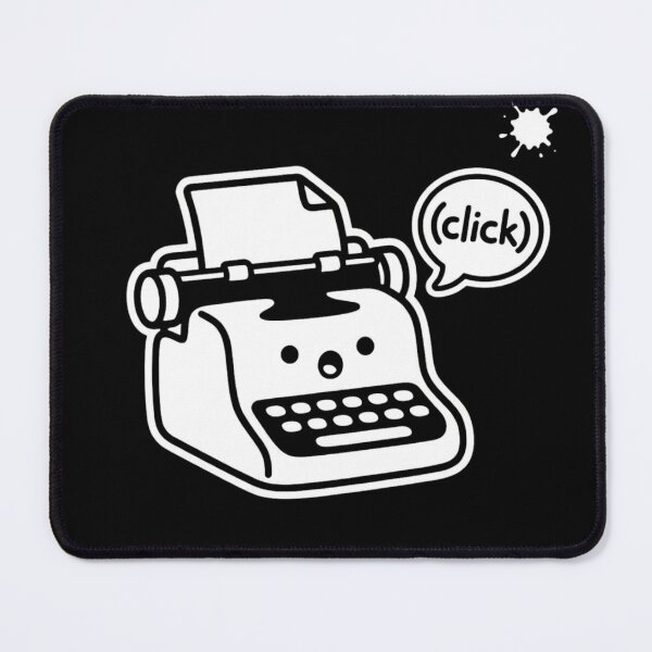Item preview, Cute Kawaii Typewriter - Pastel Minimalist Silhouette designed and sold by M.Store.