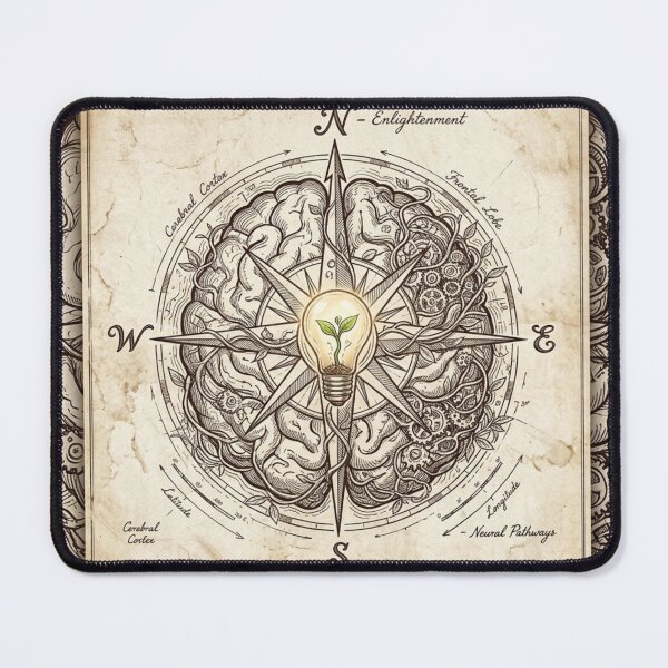 Item preview, Neural Compass – A Map for Minds That Stay Connected designed and sold by InnerwayStudio.