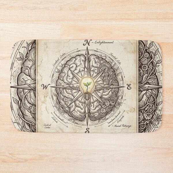 Item preview, Neural Compass – A Map for Minds That Stay Connected designed and sold by InnerwayStudio.