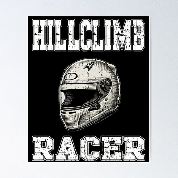 Item preview, Hillclimb Racer Helmet Graphic Vintage Motorsport racing driver hillclimb race fans  designed and sold by Jt41.