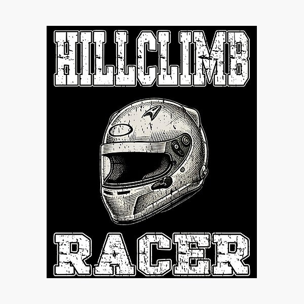 Item preview, Hillclimb Racer Helmet Graphic Vintage Motorsport racing driver hillclimb race fans  designed and sold by Jt41.