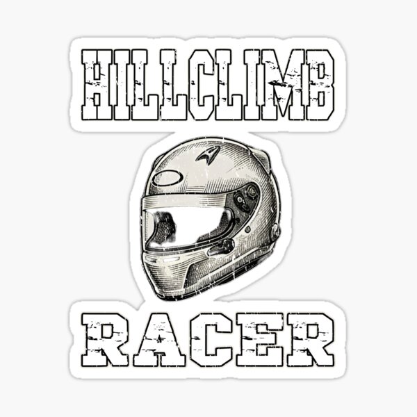 Item preview, Hillclimb Racer Helmet Graphic Vintage Motorsport racing driver hillclimb race fans  designed and sold by Jt41.