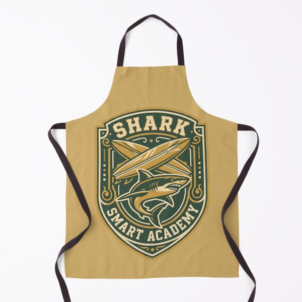 Item preview, Shark Smart Academy Nautical Crest Logo designed and sold by SplashTastic.
