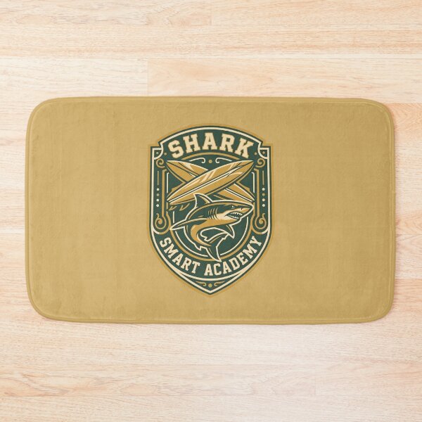Item preview, Shark Smart Academy Nautical Crest Logo designed and sold by SplashTastic.