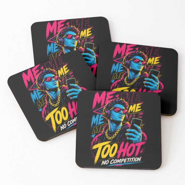 Item preview, Too Hot No Competition Neon Streetwear Art designed and sold by FocusedPatterns.