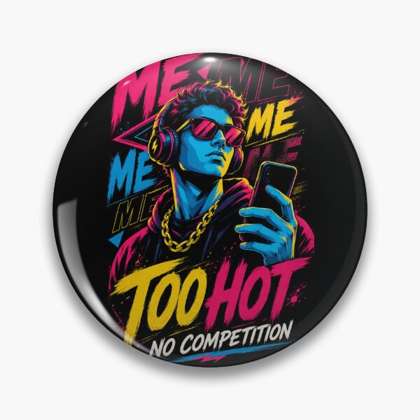 Item preview, Too Hot No Competition Neon Streetwear Art designed and sold by FocusedPatterns.