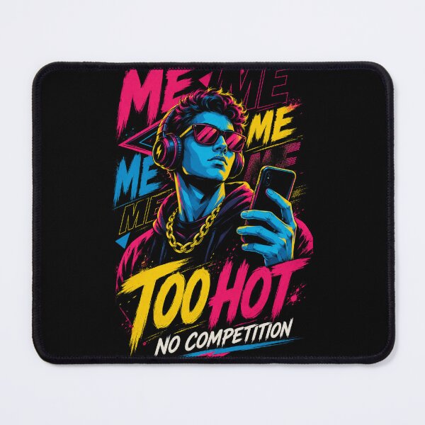 Item preview, Too Hot No Competition Neon Streetwear Art designed and sold by FocusedPatterns.
