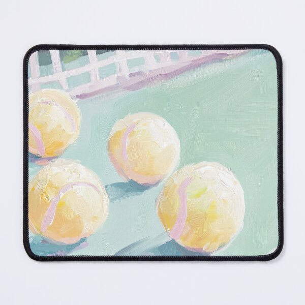 Item preview, Tennis Balls at the Net Abstract designed and sold by Pastelle Art.