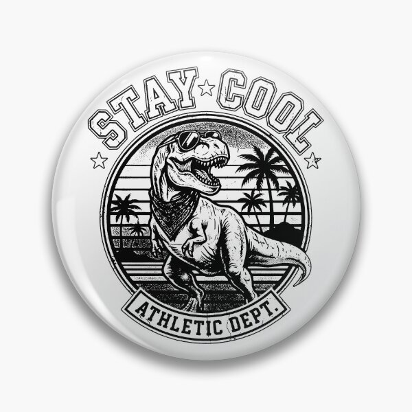 Item preview,  Stay Cool Athletic Dept T-Rex Sunglasses Retro Sunset Palm Tree Dino designed and sold by graphixpolash.