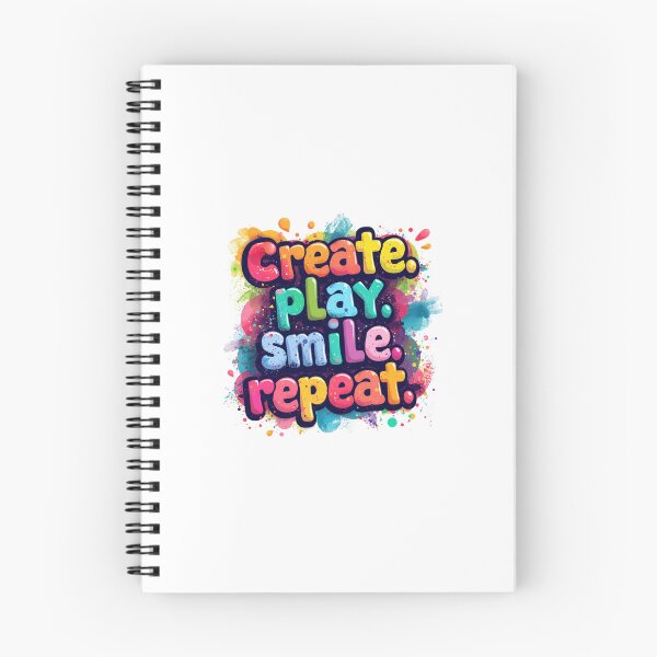 Item preview, Create. Play. Smile. Repeat. designed and sold by Nene Bird Designs.