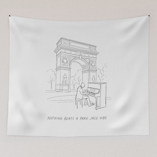 Item preview, Single Line Art Minimalist Great White Shark designed and sold by SplashTastic.