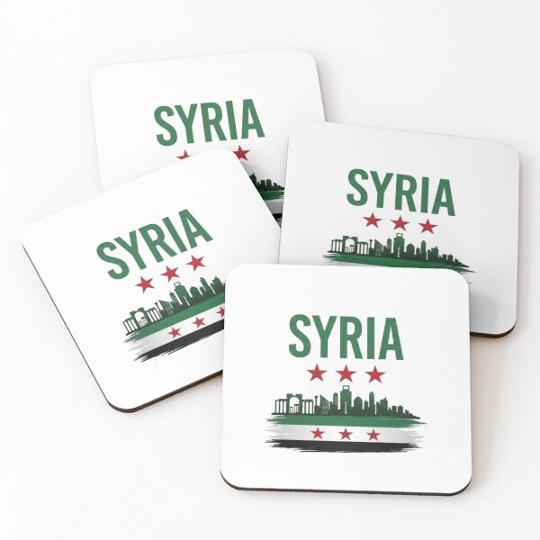 Item preview, Copy of Syrian flag with wheat ears Daraa design designed and sold by Ahmedsyde.