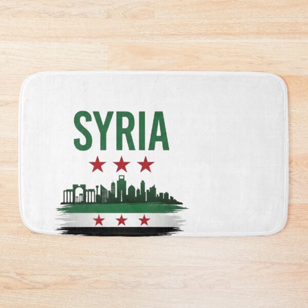 Item preview, Copy of Syrian flag with wheat ears Daraa design designed and sold by Ahmedsyde.