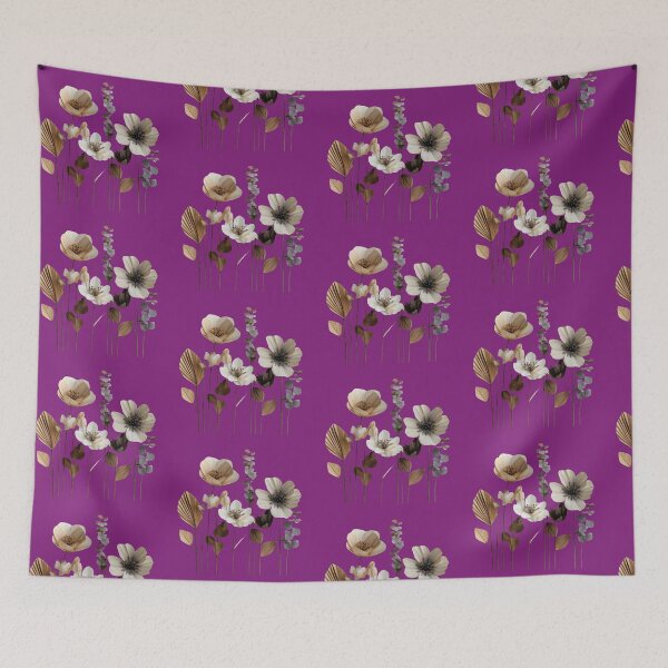 Item preview, Rustic paper wildflowers - botanical art designed and sold by Art-spree.