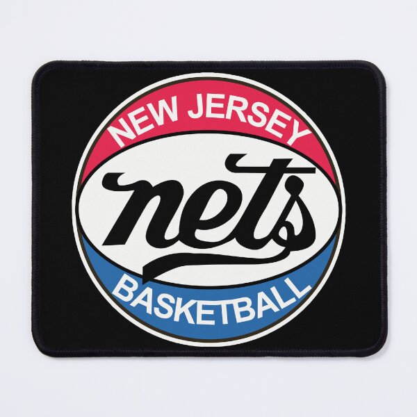 Item preview, New Jersey Nets Vintage Logo (1977–1990 Era) – Classic ABA Basketball Design designed and sold by RetroBasketball.