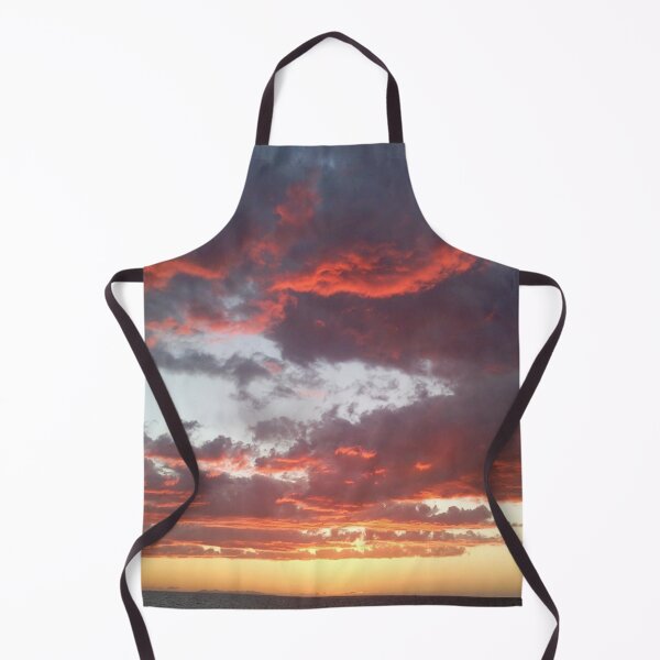 Item preview, Dramatic fiery sky over the ocean at sunset designed and sold by Nenette11.