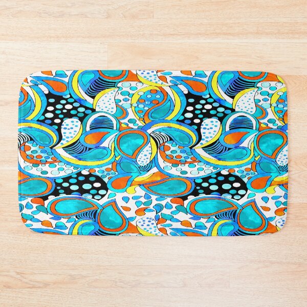 Item preview, Paisley in Blue designed and sold by ViaARTfactory.