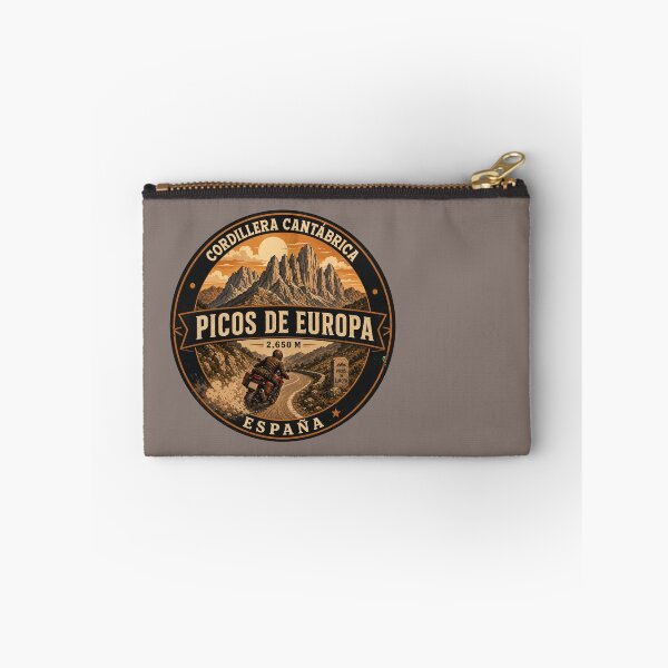 Item preview, Picos de Europa Spain Motorcycle Sticker TShirt 03 designed and sold by OuterShellUK.