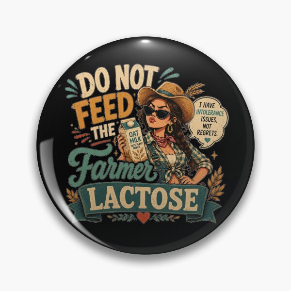 Item preview, Do Not Feed The Farmer Lactose – Funny Lactose Intolerant Gift for Women – Dairy Free Cowgirl designed and sold by GibasVisuals.